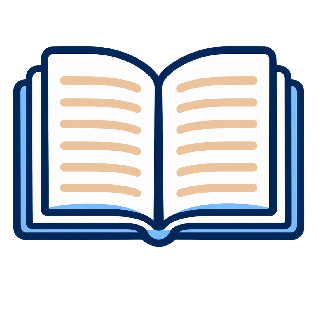 Learn from book icon